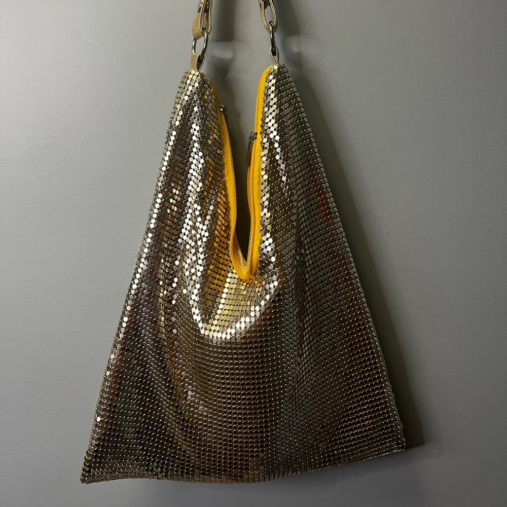 Gold Vintage Chain Mail Purse